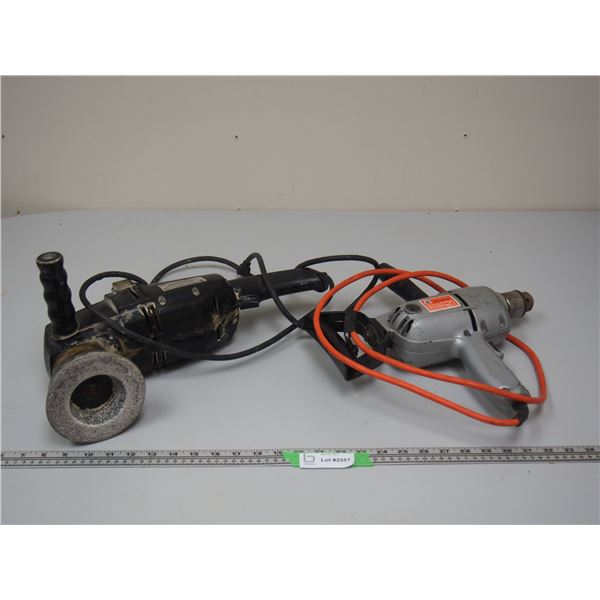 Black & Decker 1/2" Reversing Drill and WEN 7" High Speed Sander (Both Working)