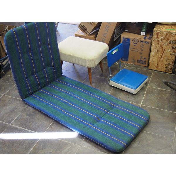 Footstool, Portable Seat and Lawn Chair Cushion