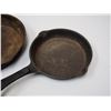 Image 3 : (2X THE MONEY) 8" and 10.5" Cast Iron Skillets on stamped WKM? Made in China