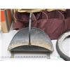 Image 2 : Log, Wood Holder, Storage Containers and Bike Wheels