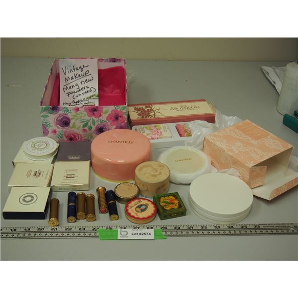 Vintage Makeup, Many Unused Powders, Vintage Soaps and Misc