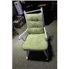 Image 1 : Wooden Rocking Chair with Cushions