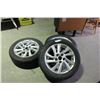 Image 1 : 3 Used Tires on Rims