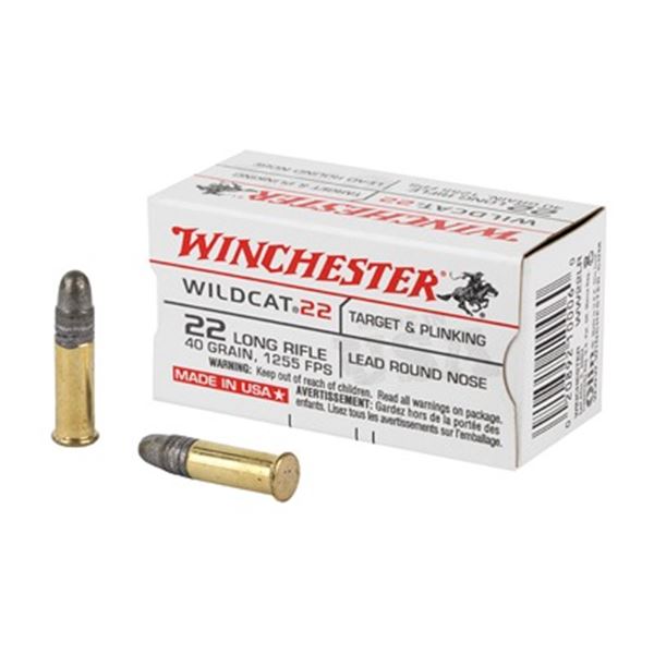 WIN WILDCAT 22LR 40GR LRN - 50 RDS