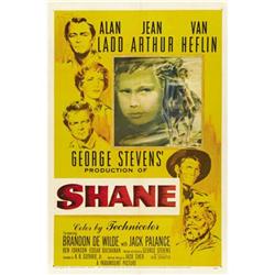 Shane (Paramount, 1953). One Sheet (27  X 41 ).