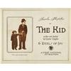 Image 1 : The Kid (First National, 1921). Lobby Card