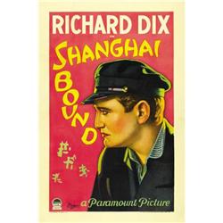 Shanghai Bound (Paramount, 1927). One Sheet (27 