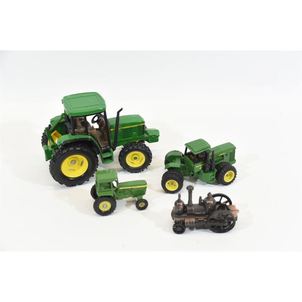 Box Lot Die-Cast Tractors