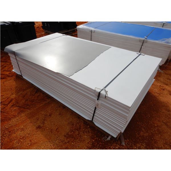 1" PVC BOARD (20) 4' x 8' sheets