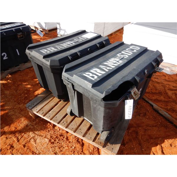 (2) STORAGE TOTES