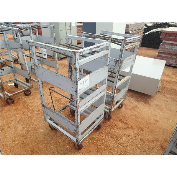 (2) metal roll around parts car