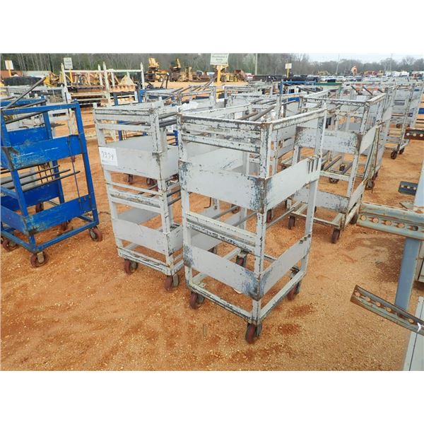 (2) metal roll around parts car