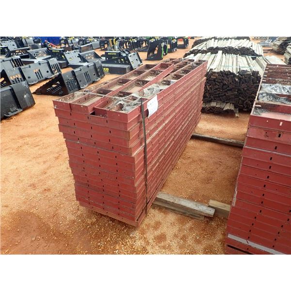 (1) pallet of concrete forms