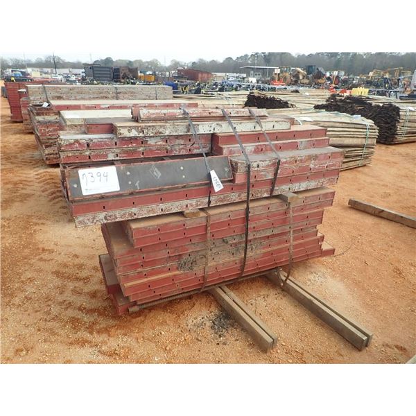 (1) pallet of concrete forms