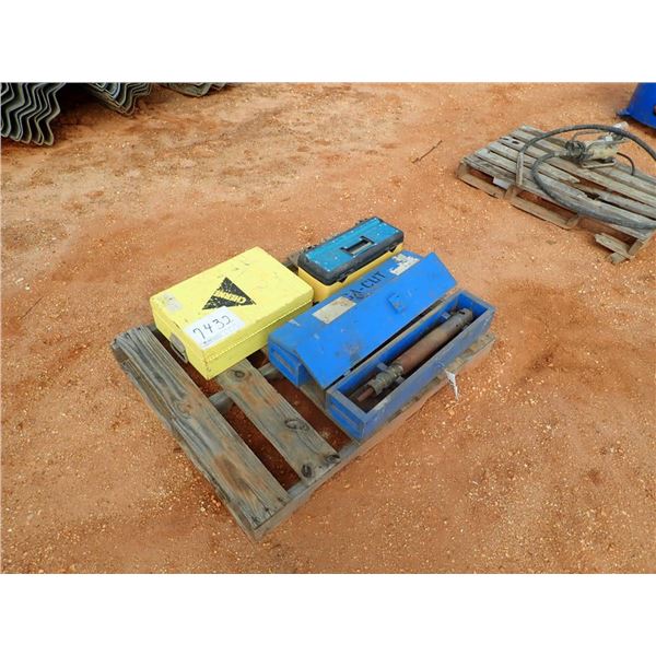 MULLER MEGA CUT  drilling machine w/bits, low pressure, under ground tester