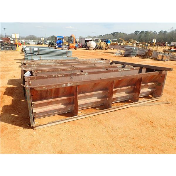 (4) split forms for concrete bearings