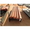 Image 2 : (1) pallet shelving rail w/support post