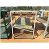 Image 2 : 4 x 8 angle iron storage rack, roll around