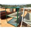 Image 2 : 4 x 8 angle iron storage rack, roll around