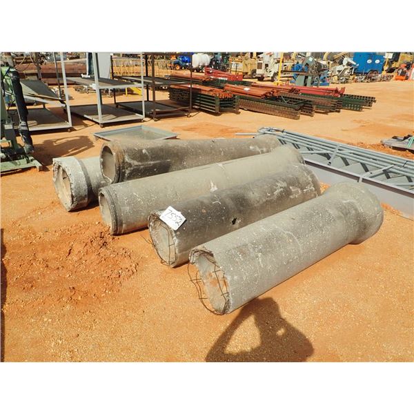 (5) concrete pipes