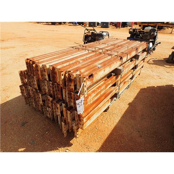 (1) pallet 8' steel support rails