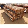 Image 2 : (1) pallet 8' steel support rails