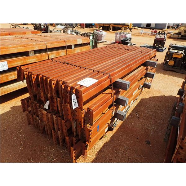 (1) pallet 8' steel support rails