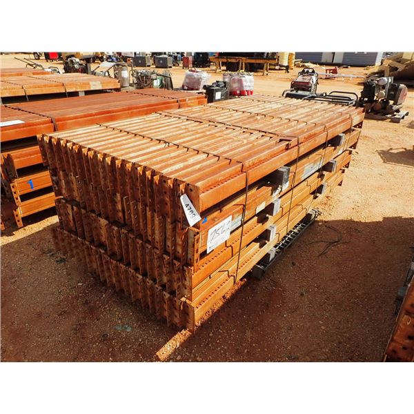 (1) pallet 8' steel support rails