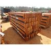 Image 2 : (1) pallet 8' steel support rails