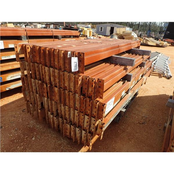 (1) pallet 8' steel support rails