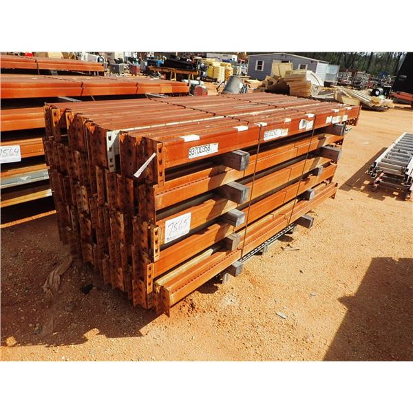 (1) pallet 8' steel support rails