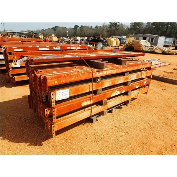(1) pallet 8' steel support rails