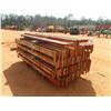Image 2 : (1) pallet 8' steel support rails