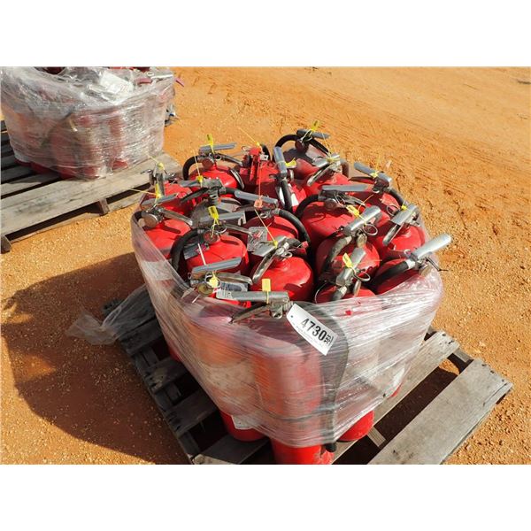 (1) pallet 20# fire extinguishers