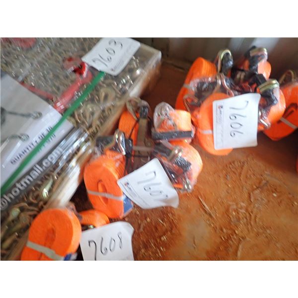 (4) 2" X 27' racket tie down strap (IN CONTAINER)