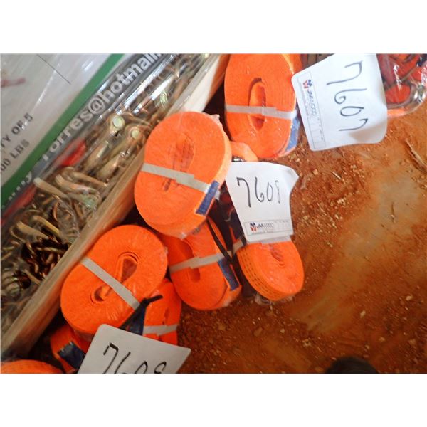 (4) 1.5" x 27' racket tie down strap (IN CONTAINER)