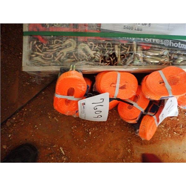 (4) 1.5" x 27' racket tie down strap (IN CONTAINER)