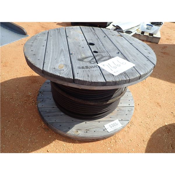(1) reel steel cable