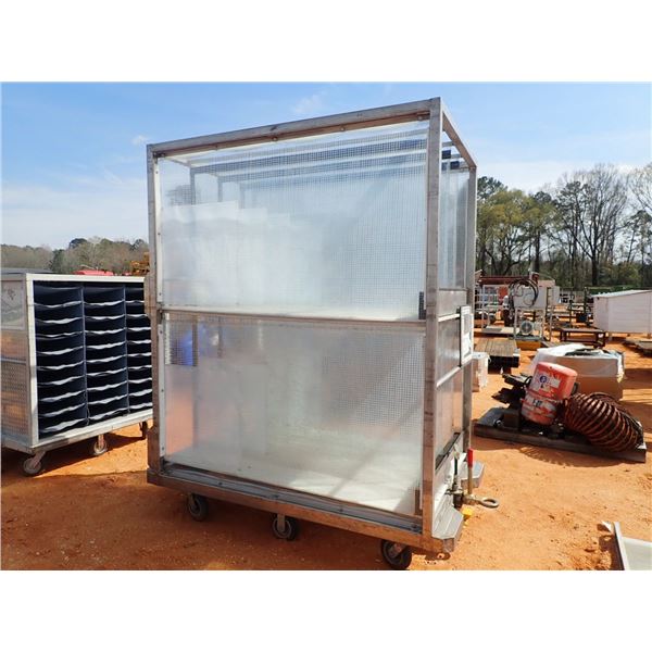 4'W x 6'H x 7'L parts cart