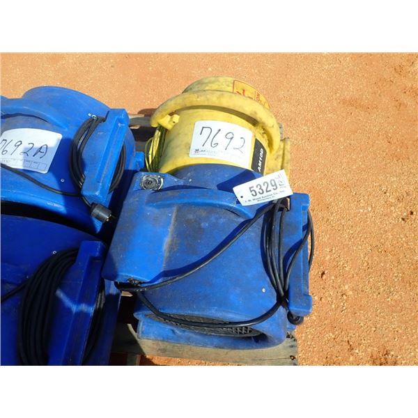 (2) Dayton carpet dryer