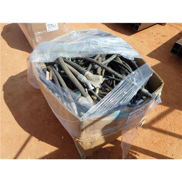 (1) pallet misc hyd hoses