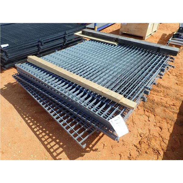 (12) 66" x 93" metal grating