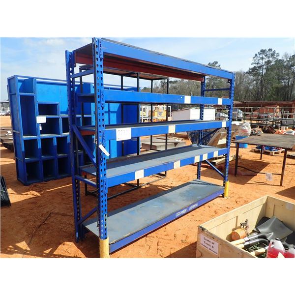 Metal frame storage bin