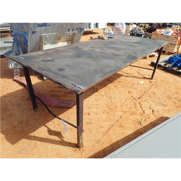 44" x 102" metal table