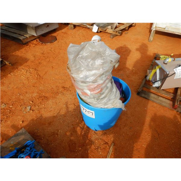 (1) bucket tie down straps