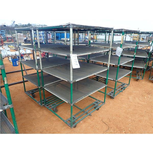 5 shelf cart on wheels