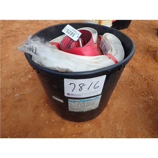 (1) bucket hold down strap