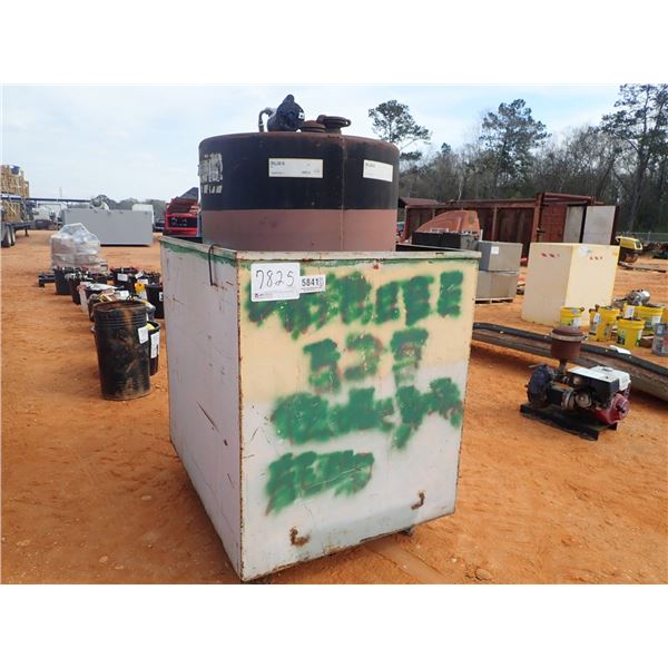 250 gallon hyd oil tank w/pump