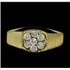 Image 2 : 0.56 ctw Diamond Ring - 14KT Yellow Gold