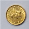 Image 2 : 1854 $1 Gold Dollar Coin T-1 AU